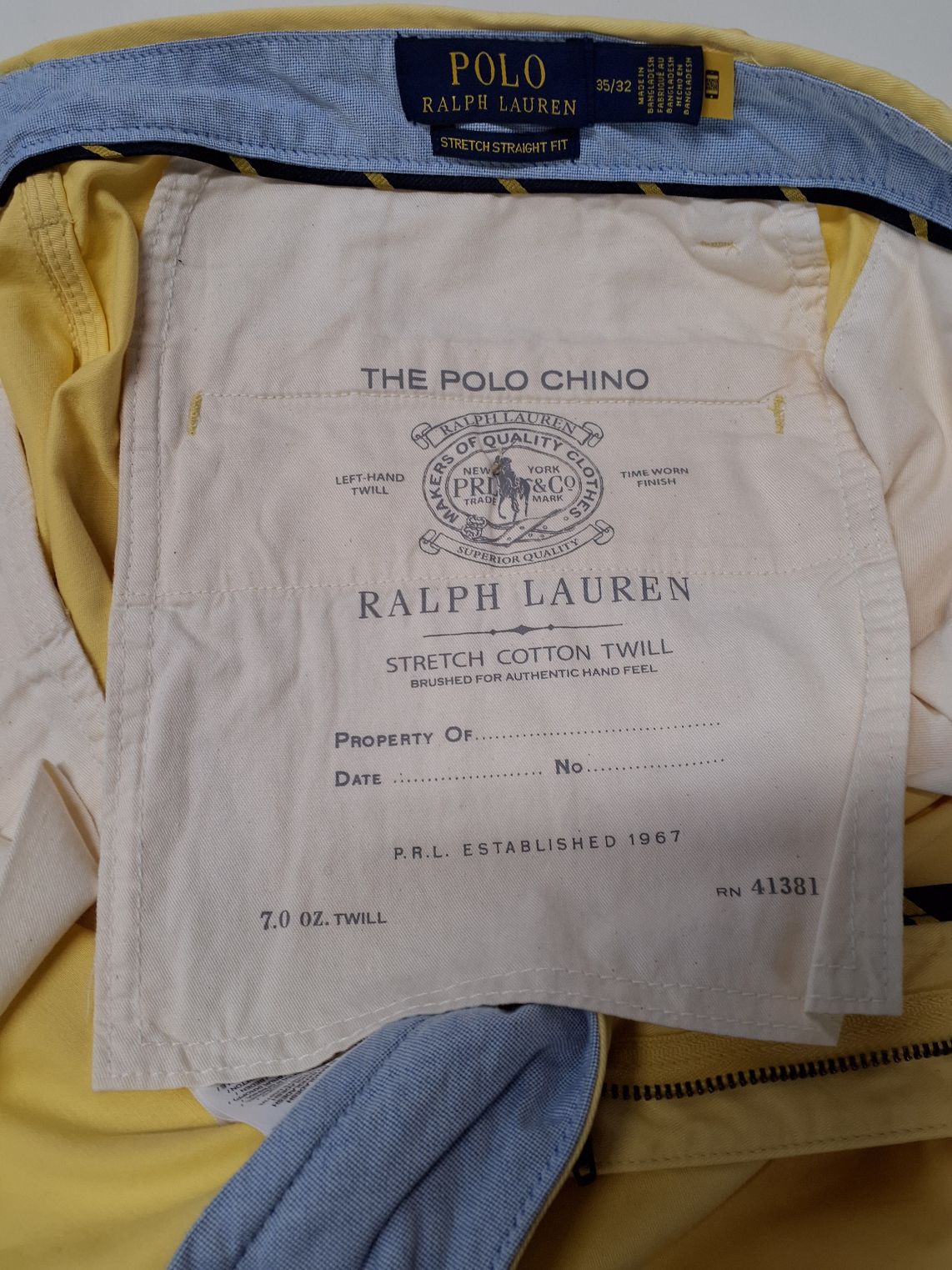 Ralph Lauren Chino bukser gule
